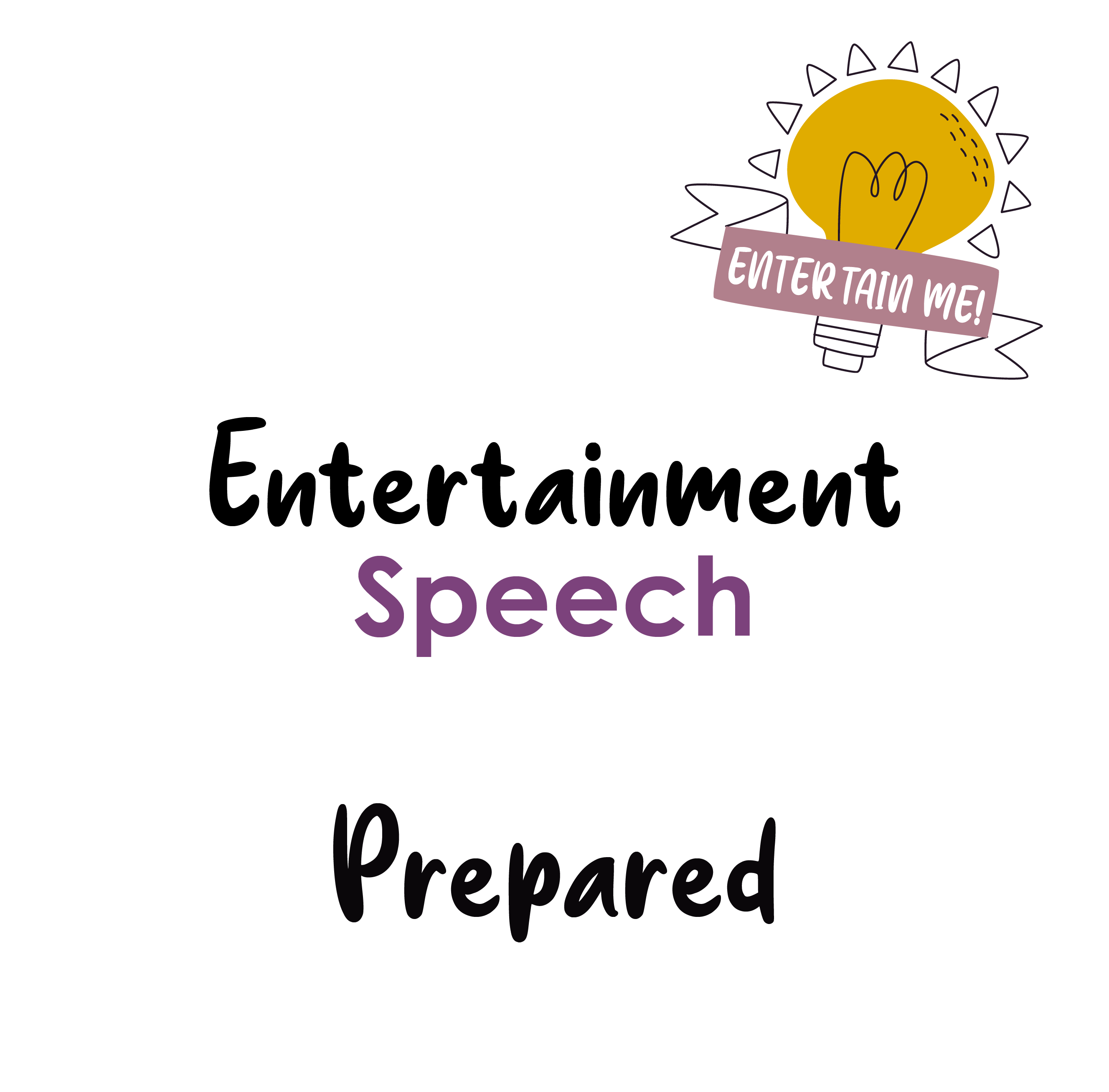 English Entertainment Speech